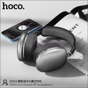 Experience unparalleled audio clarity with Hoco ESD15 Wireless Bluetooth Headphones. Immerse in crystal clear sound, enjoy seamless connectivity, and indulge in comfort. Elevate your listening experience today!"