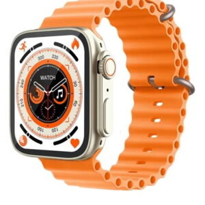 Track workouts, monitor health, and stay connected! The KD99 Ultra smartwatch (orange) offers a budget-friendly solution packed with features like fitness tracki