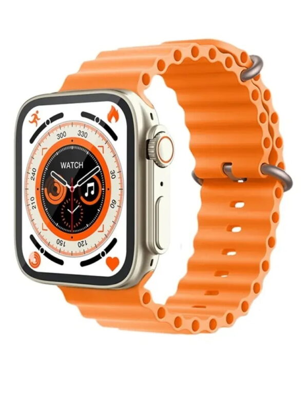 Track workouts, monitor health, and stay connected! The KD99 Ultra smartwatch (orange) offers a budget-friendly solution packed with features like fitness tracki