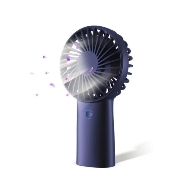 JISULIFE F2B Handheld Recharging Fan in sleek . Engineered for optimal comfort and convenience, this portable fan offers powerful airflow in a